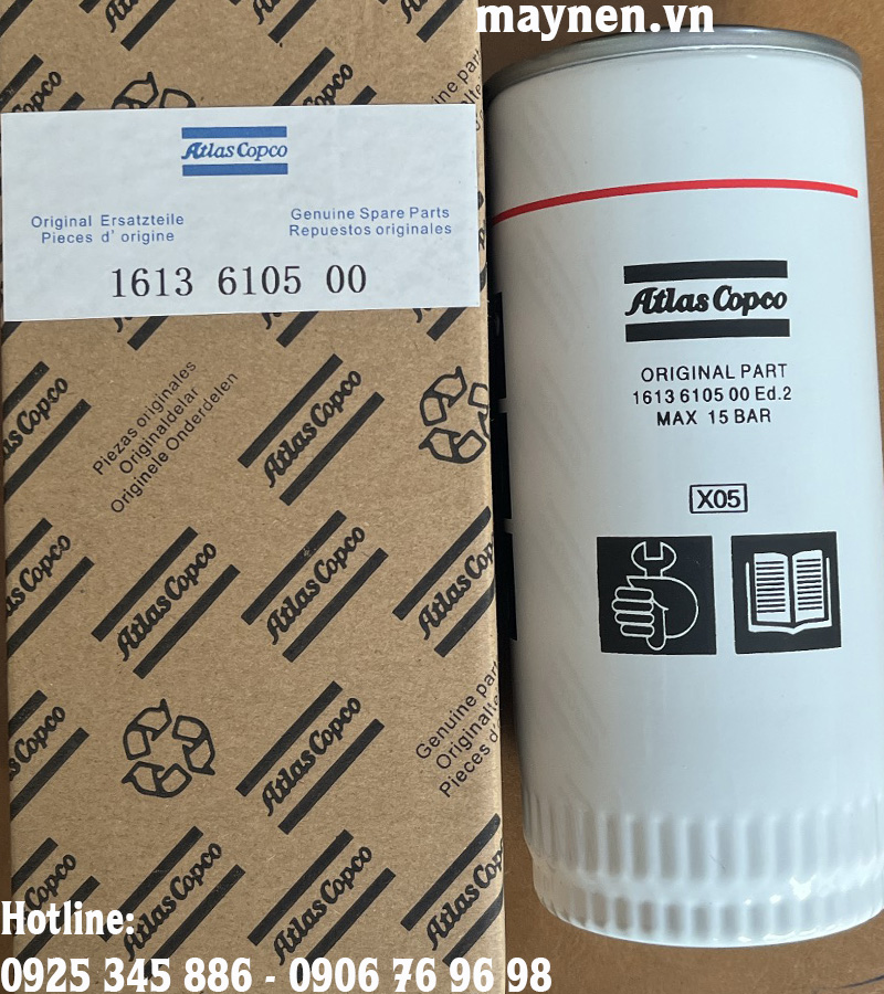 Lọc dầu Atlas Copco 1613 6105 00