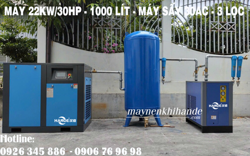 lắp đặt bình chứa khí 1000 lít