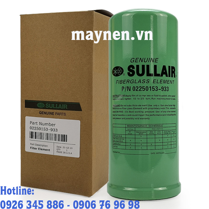 Lọc dầu Sullair 02250153-933