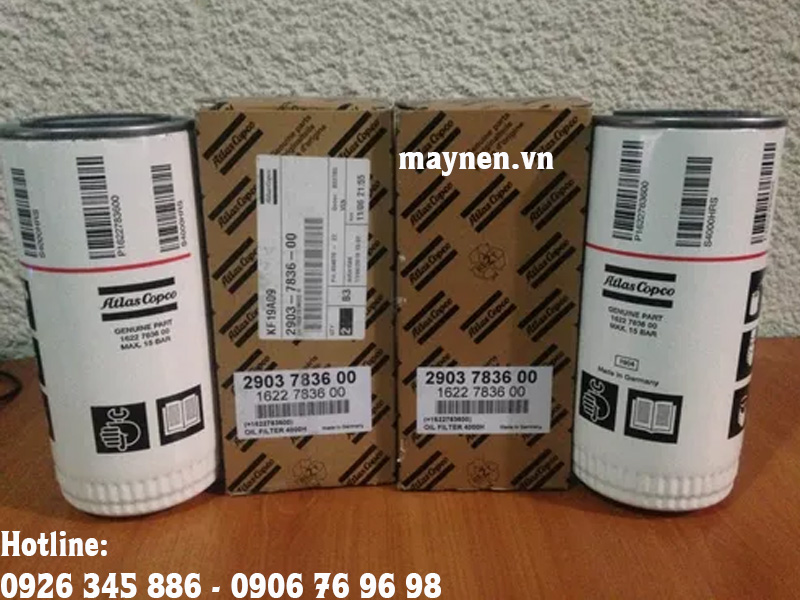Lọc dầu Atlas Copco 1622 7836 00