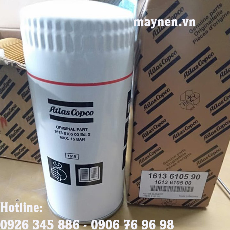 Lọc dầu Atlas Copco 1613 6105 90