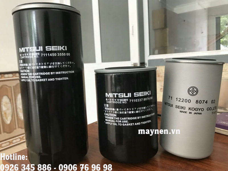 lọc dầu máy nén khí Mitsu seiki