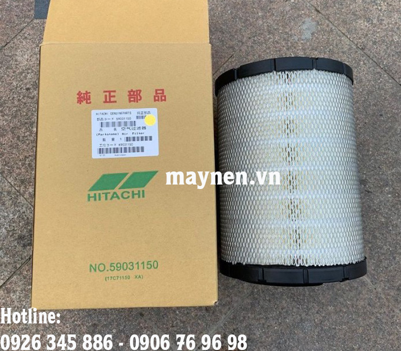 lọc gió máy nén khí Hitachi