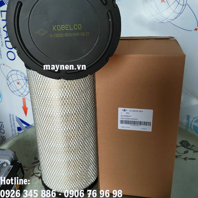 Lọc gió máy nén khí Kobelco S-CE05-504