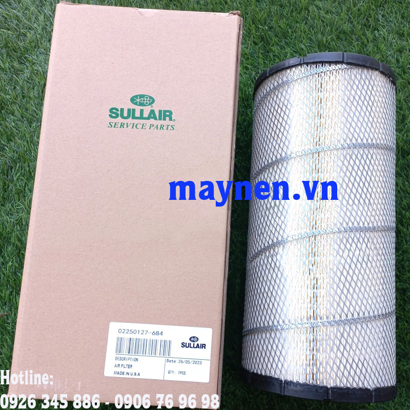 Lọc Gió Máy Nén Khí Sullair-02250127-684