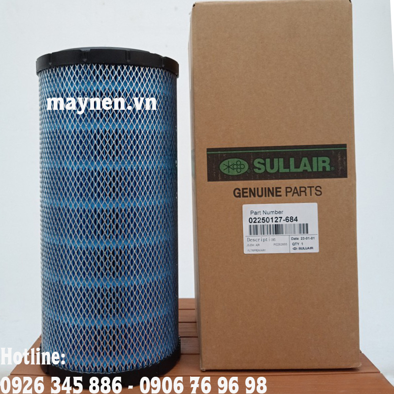 Lọc Gió Máy Nén Khí Sullair-02250127-684