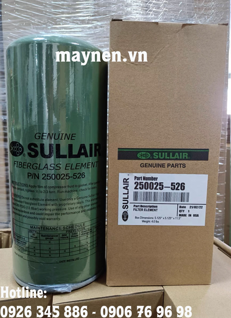 Lọc dầu Sullair 250025-526