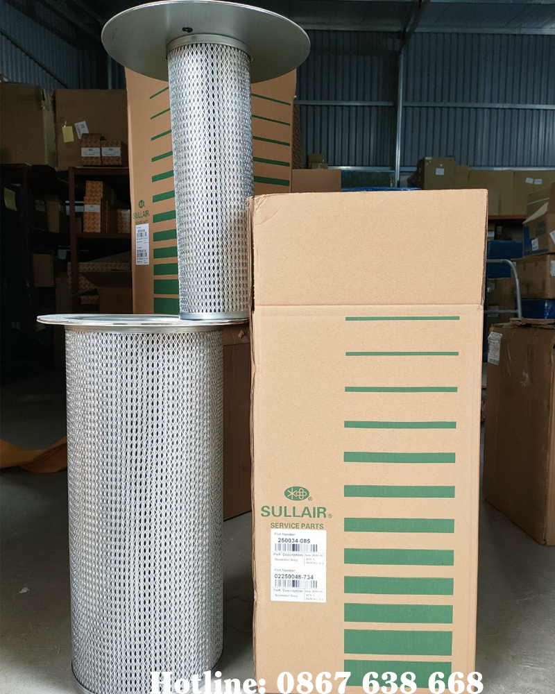 Lọc tách dầu máy nén khí từ Hoàng Nam