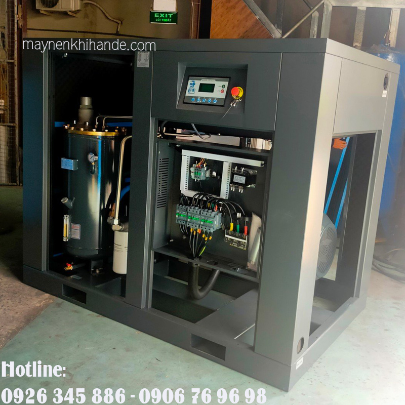 máy nén khí trục vít hande 100hp