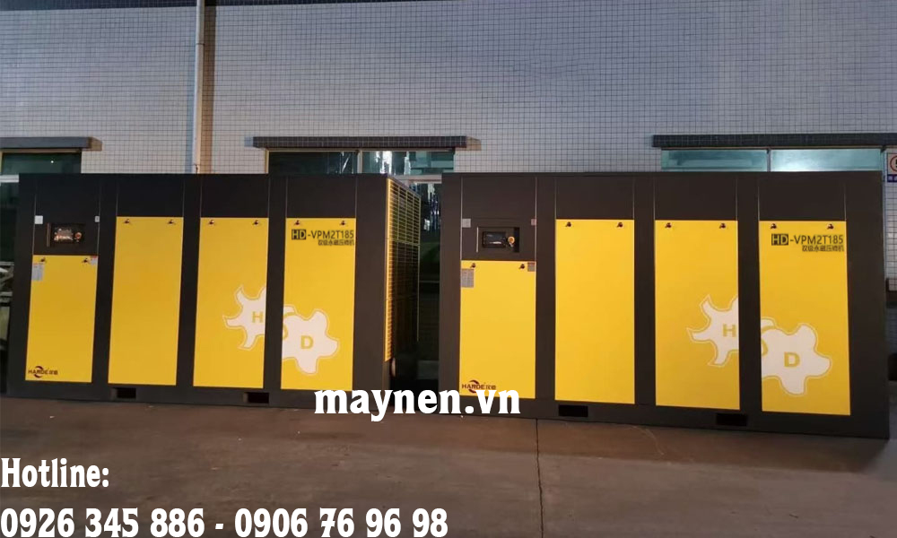 máy nén khí 2 cấp biến tần Hande 185kw - 250hp
