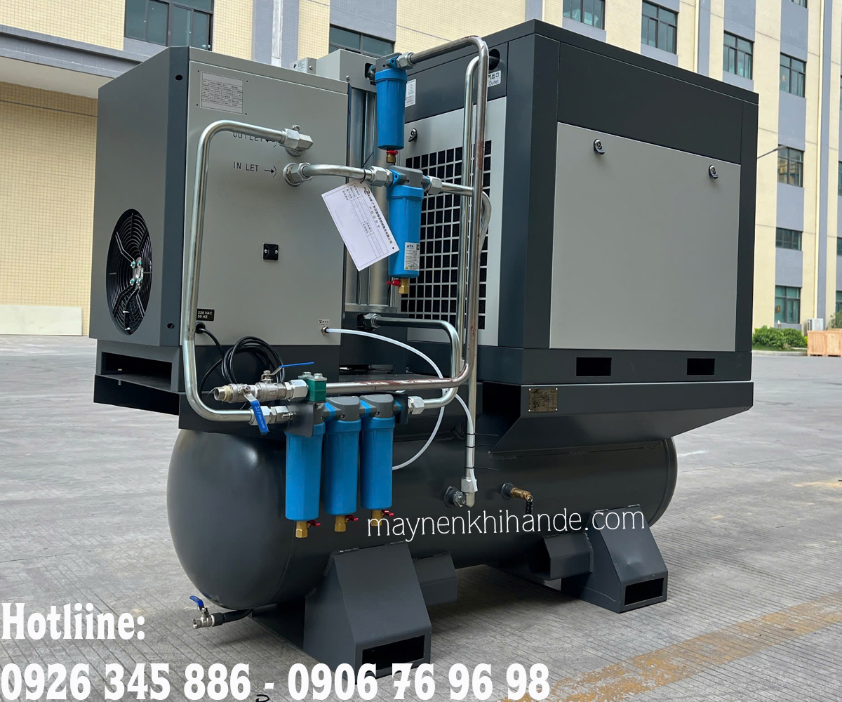 Tổ hợp máy nén khí Hande cho máy cắt laser