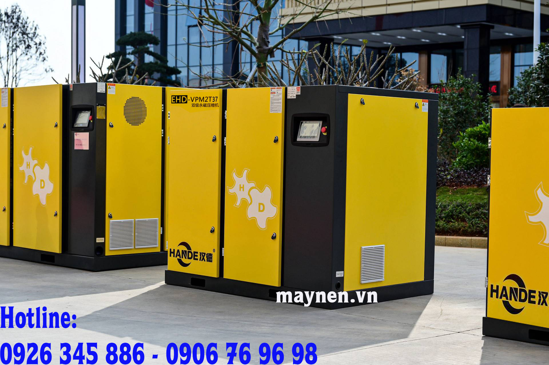 máy nén khí 2 cấp Hande 50hp