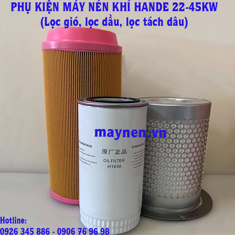 phụ kiện máy nén khí hande 50hp