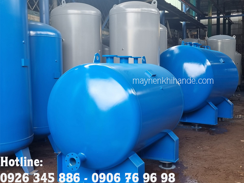 bình nén khí (bình nằm)