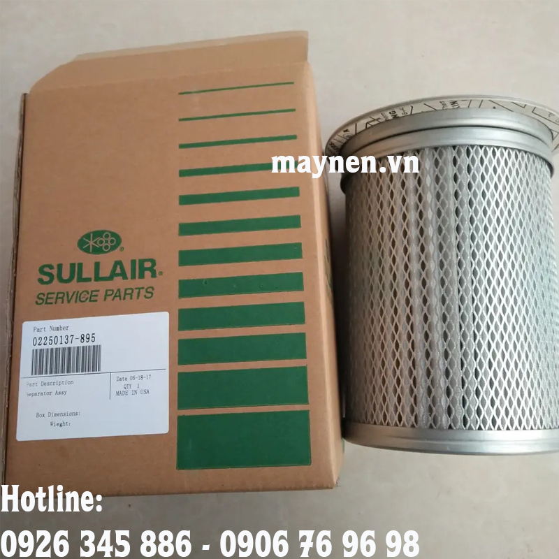 Lọc tách dầu máy nén khí Sullair 02250137-895