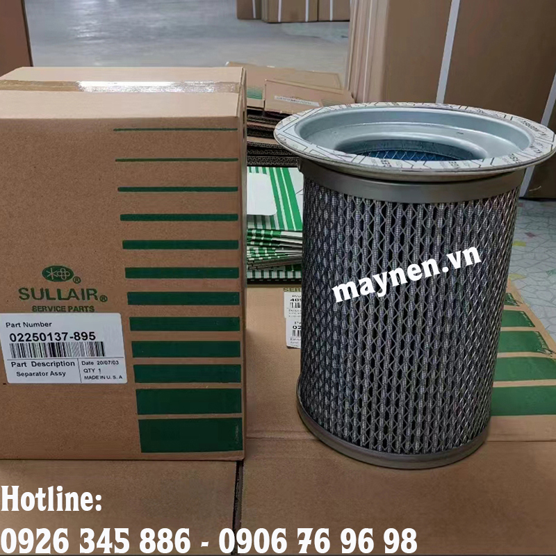 Lọc tách dầu máy nén khí Sullair 02250137-895