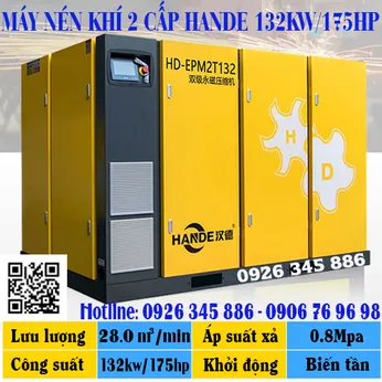 Máy Nén Khí 2 Cấp Hande HD-EPM2T132