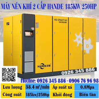 Máy Nén Khí 2 Cấp Hande HD-EPM2T185