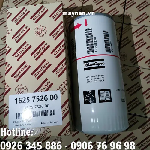 Lọc dầu Atlas Copco 1625 7525 90