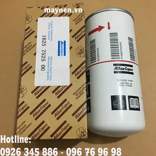 Lọc dầu Atlas Copco 1625 7525 50 