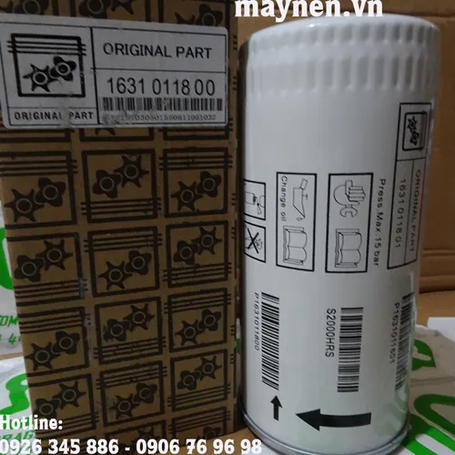 Lọc dầu Atlas Copco 1631 0118 91