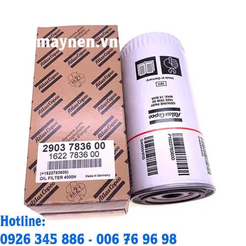 Lọc dầu Atlas Copco 1622 7836 00