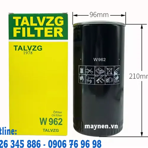 Lọc dầu máy nén khí WD962