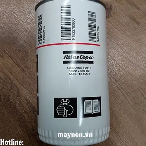 Lọc dầu Atlas Copco 1622 7836 00