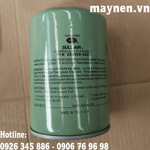 Lọc dầu Sullair 250028-032