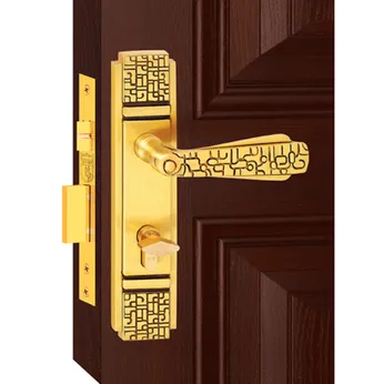 Bộ Khóa Cửa Việt Tiệp Bằng Đồng 04277