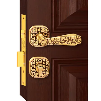 Bộ Khóa Cửa Việt Tiệp Bằng Đồng 04087
