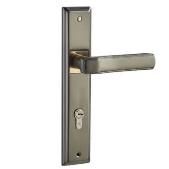 Khoá cửa tay gạt nẹp thép 633014