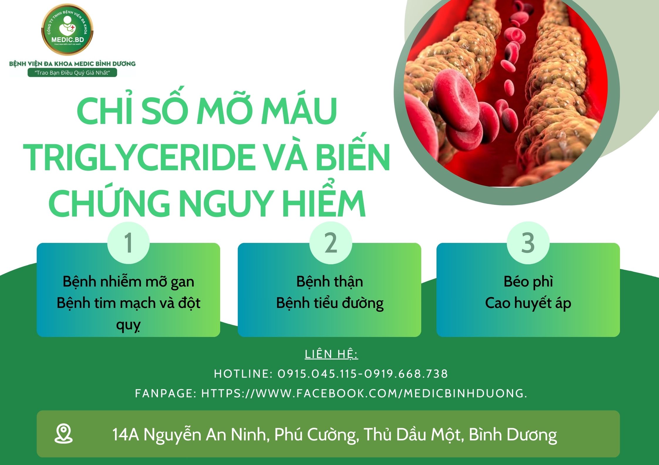 CHỈ SỐ MỠ MÁU TRIGLYCERIDE VÀ BIẾN CHỨNG NGUY HIỂM CẦN LƯU Ý