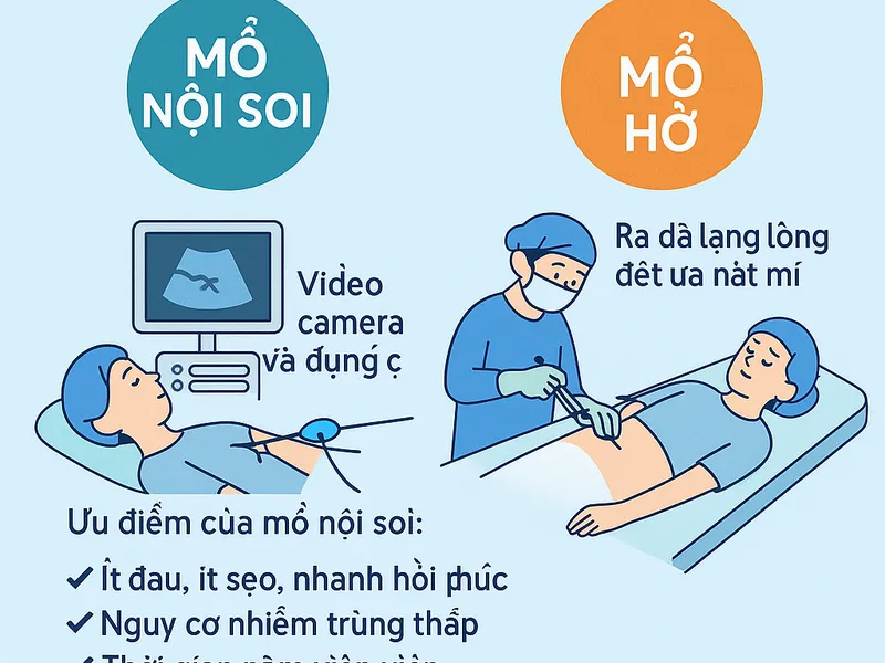 MỔ NỘI SOI VÀ MỔ HỞ – SỰ KHÁC BIỆT LÀ GÌ?
