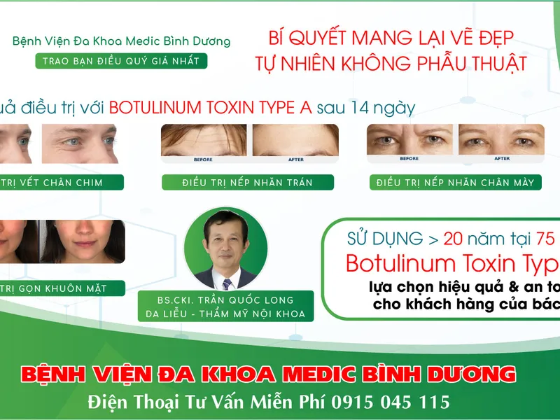 Khám Da Liễu - Thẩm mỹ nội khoa tại Medic Bình Dương