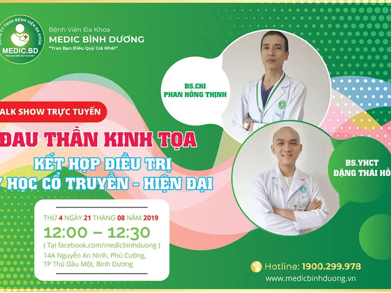 LIVESTREAM: ĐAU THẦN KINH TỌA KẾT HỢP Y HỌC CỔ TRUYỀN - HIỆN ĐẠI