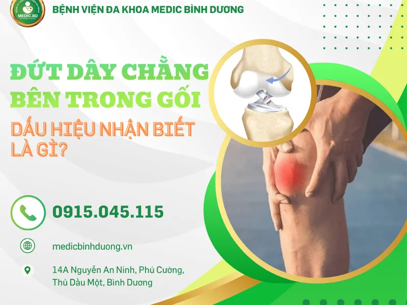 ĐỨT DÂY CHẰNG BÊN TRONG GỐI: NGUYÊN NHÂN, TRIỆU CHỨNG VÀ CÁCH ĐIỀU TRỊ HIỆU QUẢ