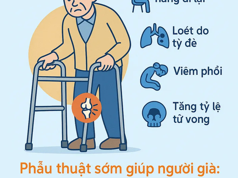 GÃY XƯƠNG Ở NGƯỜI GIÀ – VÌ SAO NGUY HIỂM HƠN BẠN NGHĨ?