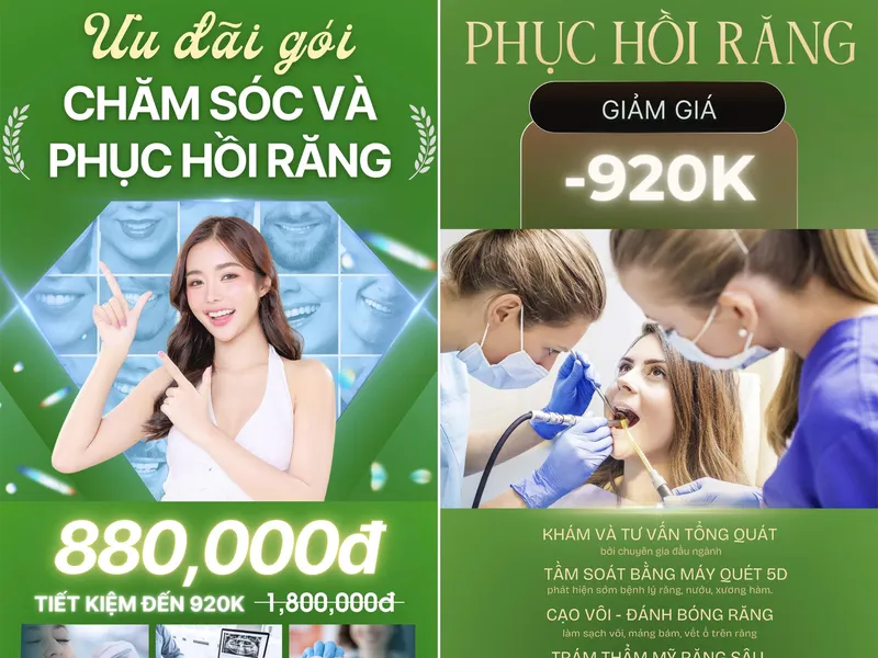 CHĂM SÓC VÀ PHỤC HỒI RĂNG