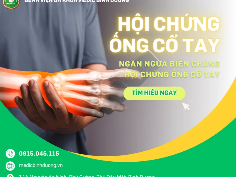 BỊ TÊ TAY? CÓ THỂ BẠN ĐANG MẮC HỘI CHỨNG ỐNG CỔ TAY