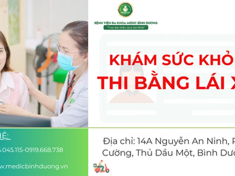 KHÁM SỨC KHỎE THI BẰNG LÁI XE Ô TÔ
