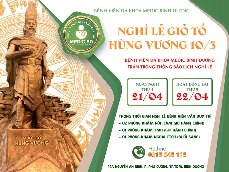 THÔNG BÁO NGHỈ GIỖ TỔ VUA HÙNG