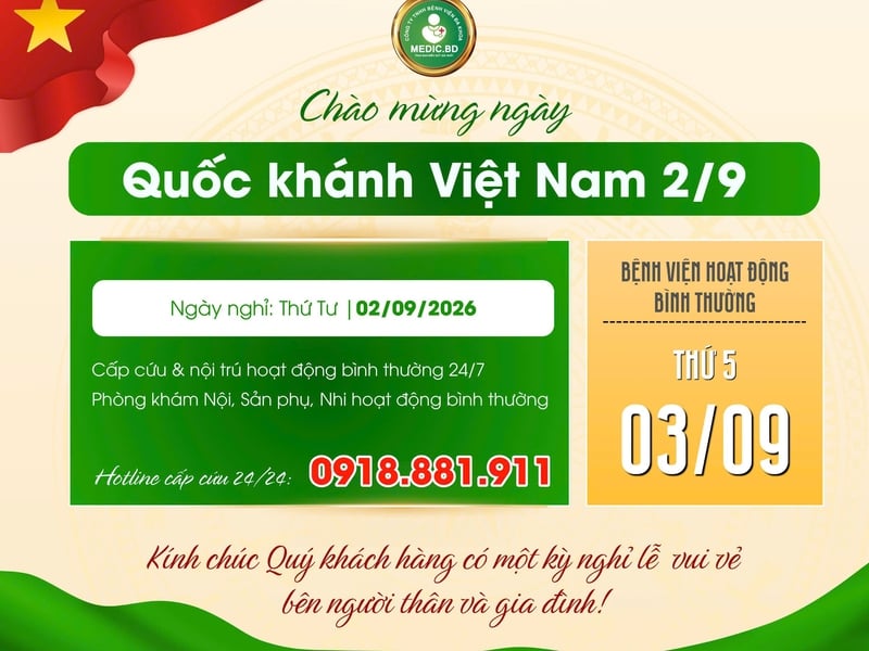 MEDIC BÌNH DƯƠNG CHÚC MỪNG QUỐC KHÁNH VIỆT NAM 2/9