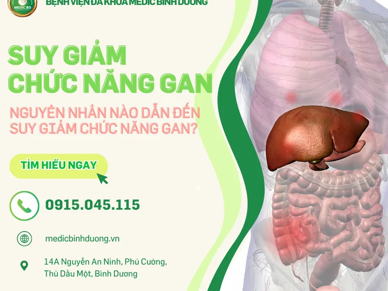 SUY GIẢM CHỨC NĂNG GAN : NGUYÊN NHÂN, TRIỆU CHỨNG VÀ CÁCH PHÒNG NGỪA HIỆU QUẢ