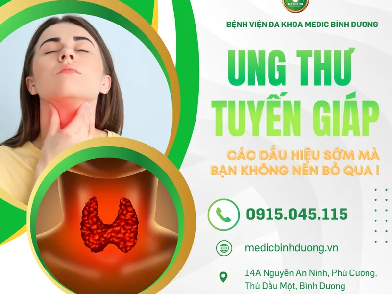 UNG THƯ TUYẾN GIÁP: DẤU HIỆU, NGUYÊN NHÂN VÀ CÁC BIẾN CHỨNG NGUY HIỂM