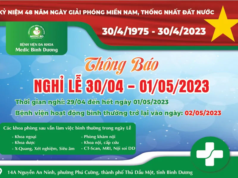 THÔNG BÁO NGHỈ LỄ