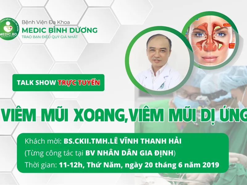 Livestream chia sẻ về các Bệnh lý VIÊM XOANG - VIÊM MŨI DỊ ỨNG.
