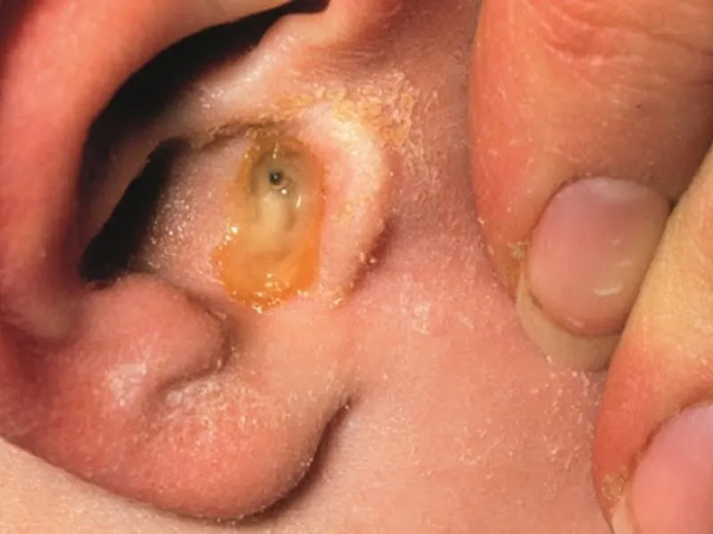 TRIỆU CHỨNG VIÊM TAI GIỮA TIẾT DỊCH Ở TRẺ