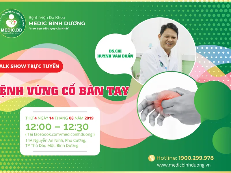 LIVESTREAM: BỆNH VÙNG CỔ BÀN - TAY.