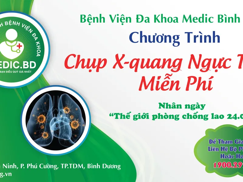 Chụp X - Quang ngực thẳng miễn phí